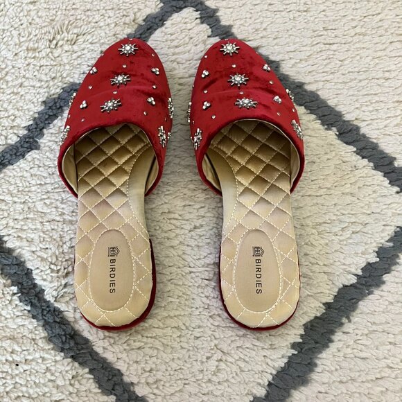 Birdies Slippers in Burgundy Crystal US 6.5 *RARE* - Picture 4 of 6